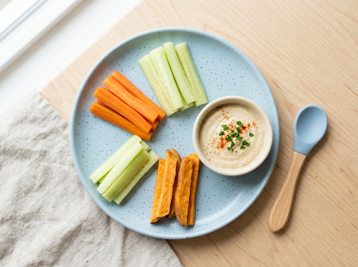 Weiche Kartoffel-Karotten-Sticks für Kleinkinder
