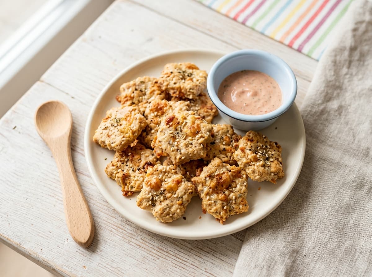 Knusprige Dinkel-Käse-Cracker für Kinder