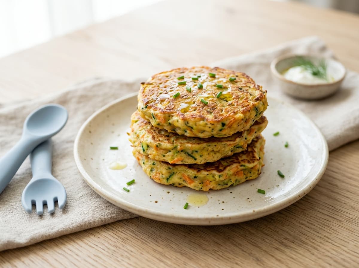 Mini-Bananen-Pancakes für Kinderhände