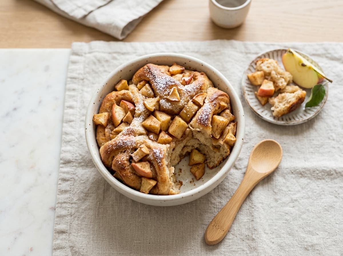 Süßes Apfel-Zupfbrot für Kleinkinder zum Mitbacken