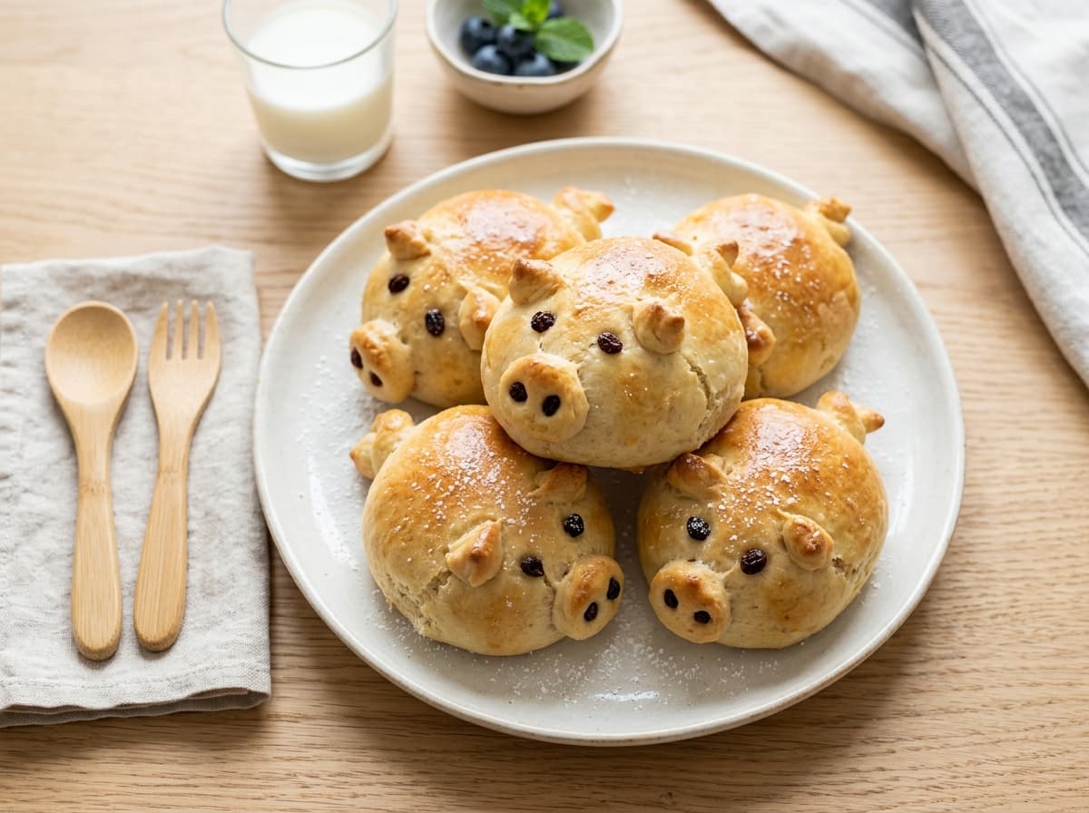 Süße Hefeschweinchen zum Formen und Backen