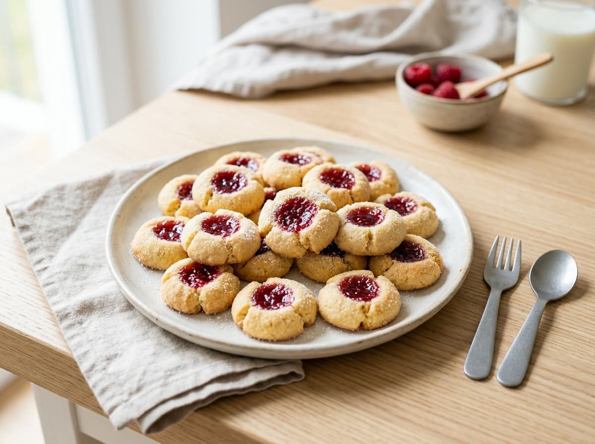 Marmeladen-Kulleraugen mit Fruchtfüllung backen