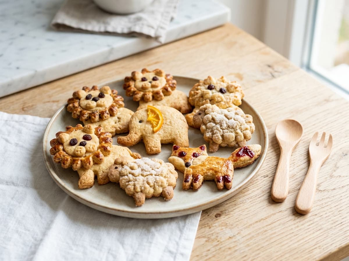 Backen mit Kindern: Fantasievolle Tierchen aus Quark-Öl-Teig