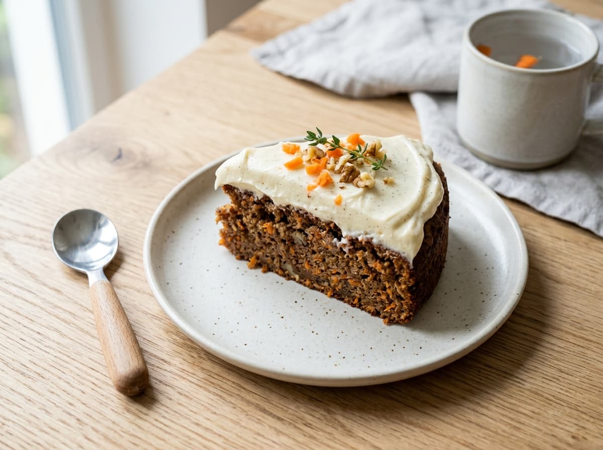 Saftiger Rüblikuchen mit cremigem Frischkäse-Frosting