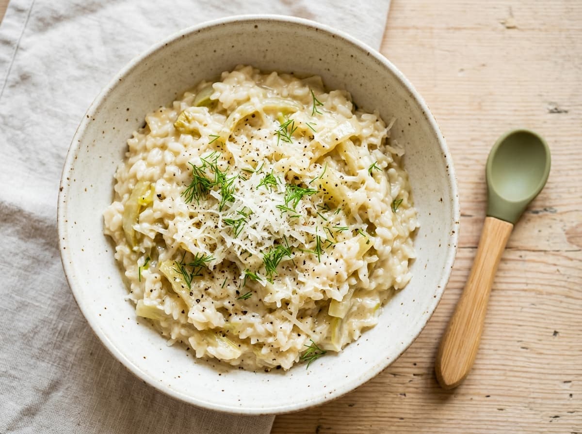 Cremiges Fenchel-Risotto mit Parmesan