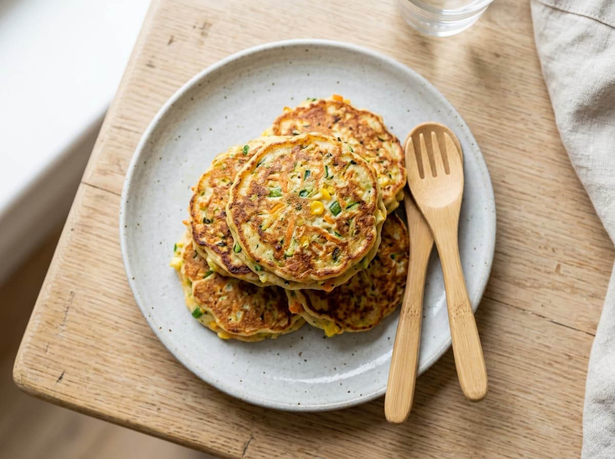 Vollkorn-Pfannkuchen mit ungesüßtem Apfelmark