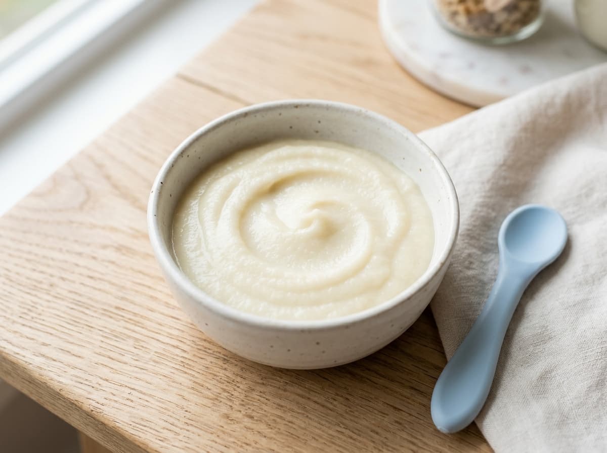 Frühlingshafter Kartoffelbrei mit Hähnchen und Kräutern