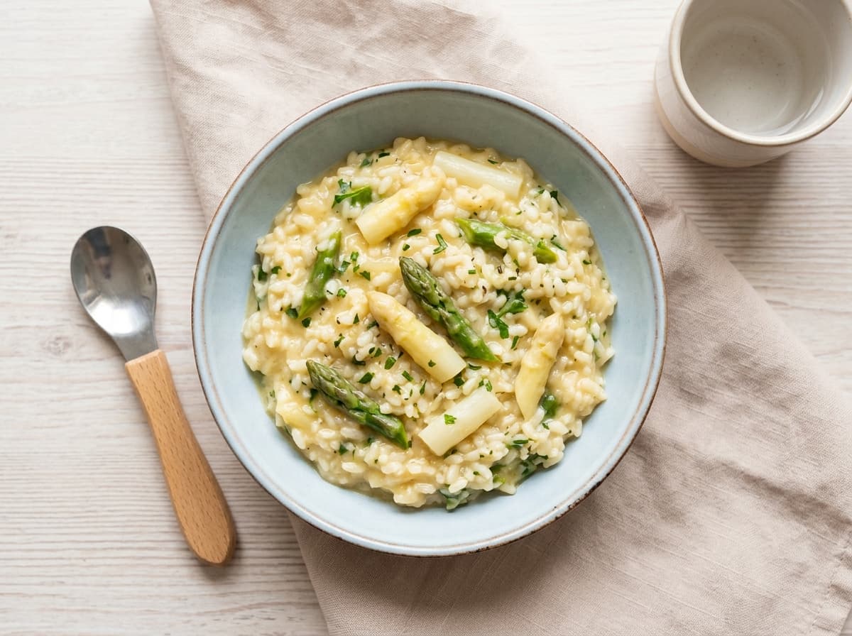 Cremiges Spargel-Risotto für Kleinkinder