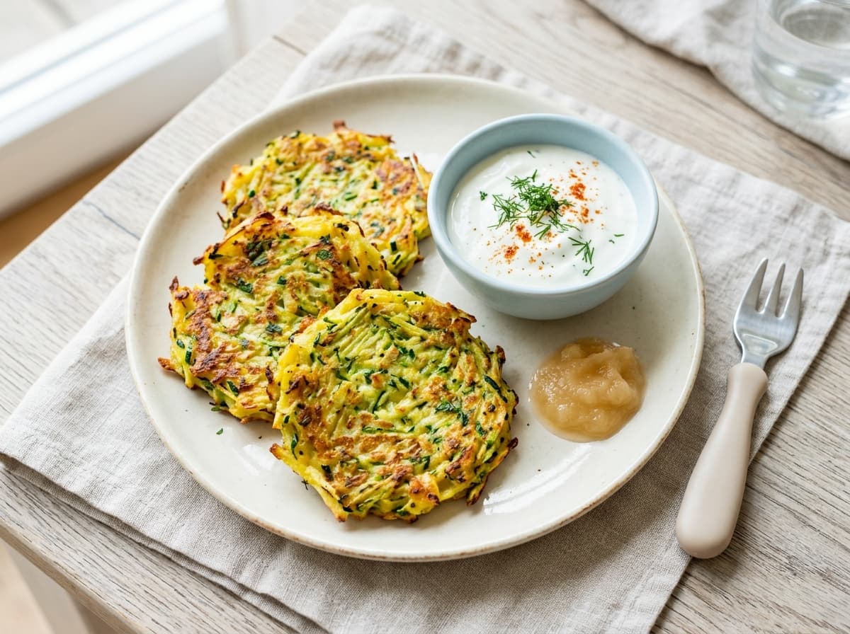 Sommerliche Zucchini-Kartoffel-Puffer aus dem Ofen