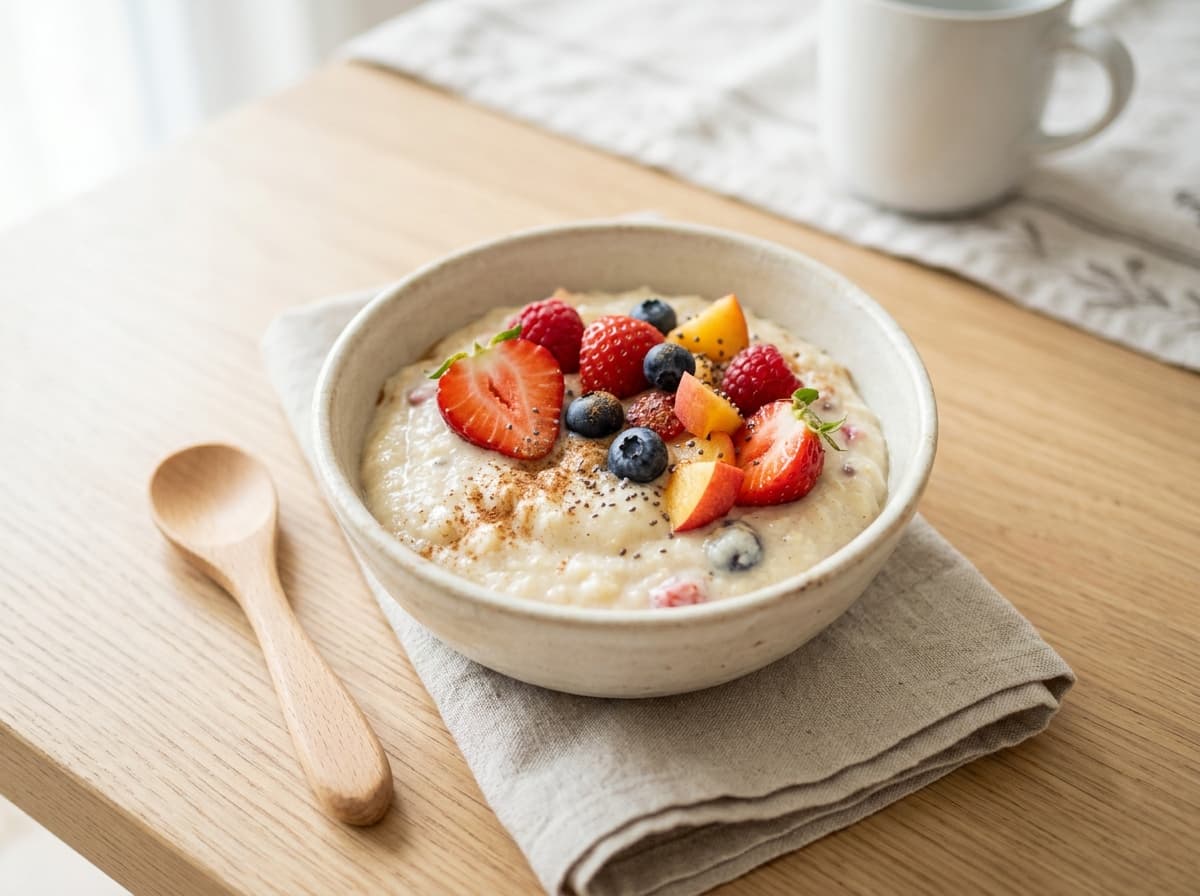 Gefüllte Mini-Bratäpfel mit Haferflocken und milder Vanillesoße