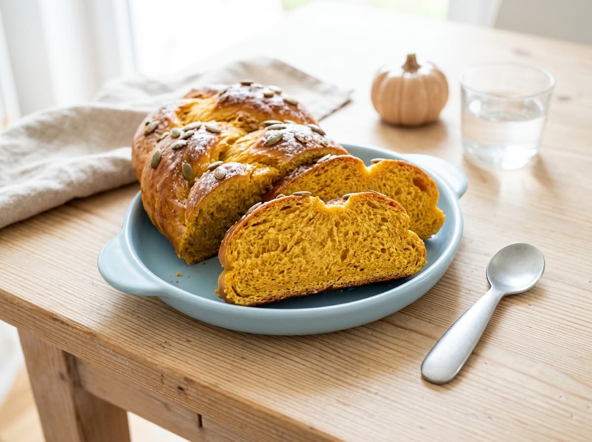 Saftiger Kürbis-Hefezopf für Kinder: Ein herbstliches Rezept