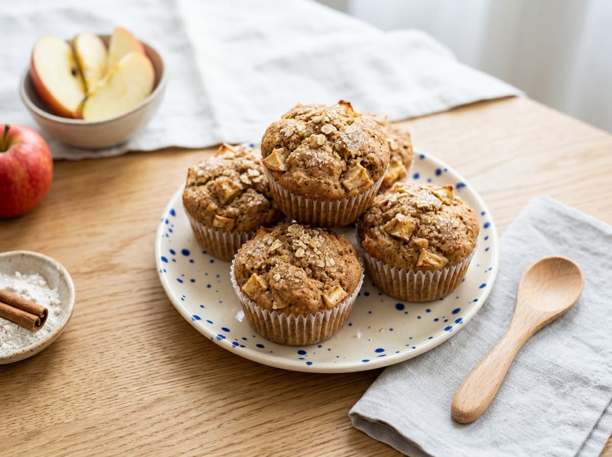 Saftige Apfel-Zimt-Muffins für Kinder