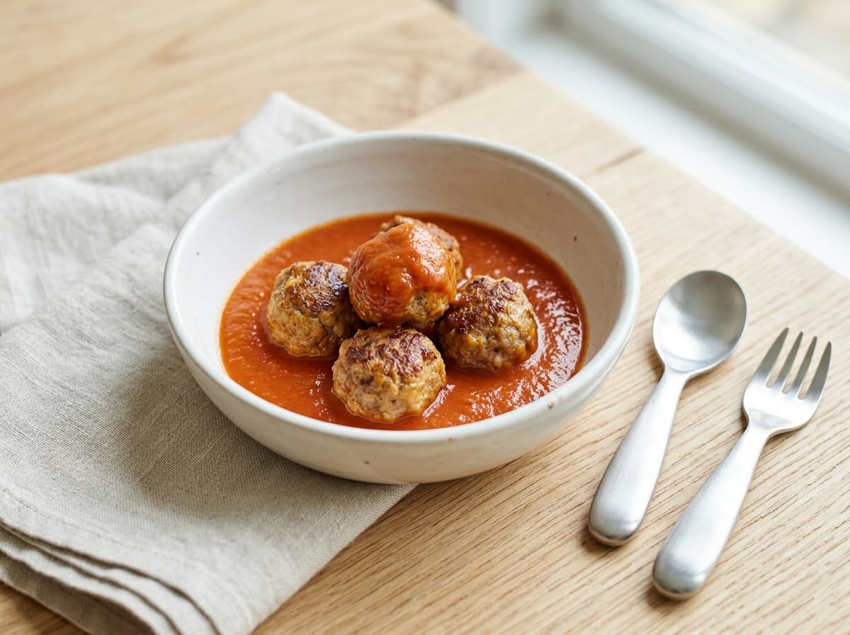 Herzhafte Mini-Frikadellen aus Rinderhackfleisch