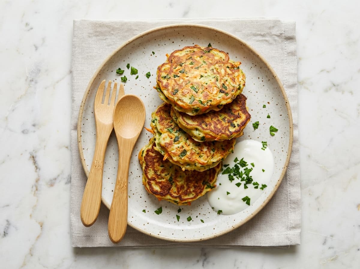 Mini-Bananen-Hafer-Pancakes für kleine Hände