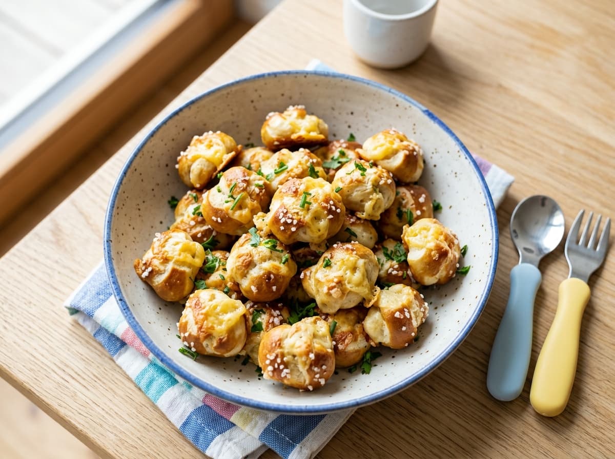 Herzhafte Käse-Laugen-Happen für Kinder