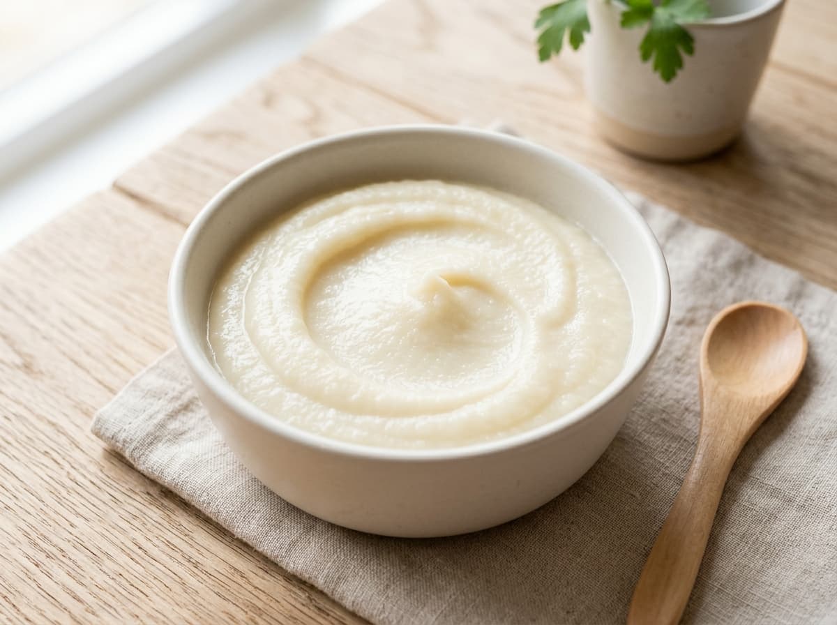 Fenchel-Kartoffel-Brei mit mildem Apfel für Babys